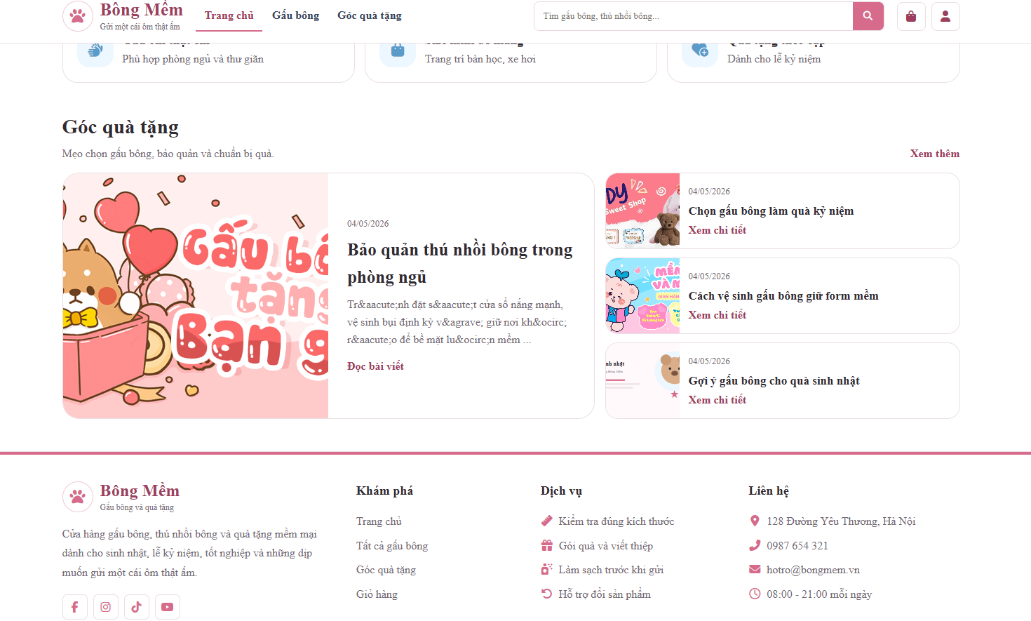 web bán gấu bông,website bán gấu bông,Website bán thú bông